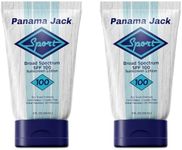 Panama Jack Sport Sunscreen Lotion - SPF 100, Broad Spectrum UVA/UVB Protection, Non-Greasy, PABA, Paraben, Gluten & Cruelty Free, 3 FL OZ (Pack of 2)
