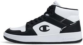 Champion Men's Rd18 2.0 Mid Sneakers, White Black White Ww019, 9.5 US