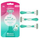 WILKINSON SWORD - Quattro For Women | Sensitive Comfort | Pack of 3 Disposable Razors