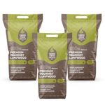 Green Olive Firewood - Premium Gourmet Lumpwood bbq Charcoal - Restaurant Grade Charcoal Barbecue - ideal for Charcoal Barbecues, fire-pits and outdoor grilling - bbq coal 5.5 Kg - 3 Pack