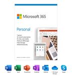 Microsoft 365 Personal | 12-Month Subscription, 1 person | Premium Office apps | 1TB OneDrive cloud storage | PC/Mac Keycard