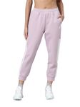 XTEP Purple & White Stripped Knitted 7/8 Track Pants for Women Training Series Cool Tech (Superior Heat Dissipation) Comfort TECH- Super Stretch Size(3XL)