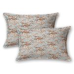 LINENWALAS Cotton Pillow Covers Set of 2, Bedroom Pillows with Envelope Closure, 300 TC Soft Smooth Cool Breathable Pillowcases for Home Hotel Quality Premium Pillow Inserts (36x20 inch, Rosy Sage)