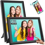 𝟔𝟒𝗚𝗕 FRAMEO Digital Photo Frame, 15.6-Inch Large WiFi Digital Picture Frame with 1920x1080 FHD IPS Touchscreen, USB/SD Card Wall Mountable Auto-Rotate, Easy Share Photos/Videos via Frameo