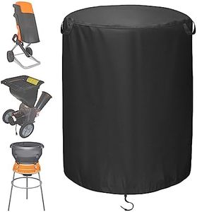 TORUTA Woodchipper Shredder Mulcher Cover 36" x 42" Electric Leaf Mulcher Cover Shredder Protection,Black