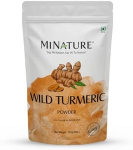 Wild turmeric Powder by mi nature| 227g (8oz) | Kasturi Manjal | Curcuma Aromatica | Jangli Haldi | Kasthuri Manjal | 100% Natural – Nothing external added | Kasturi manjal for skin care