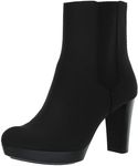 Donald Pliner Women's Esra Crepe Elastic Fashion Boot, Black, 9