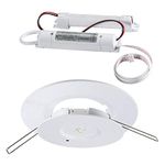 Knightsbridge Emergency Downlight, 3 W, Green,70-130mm