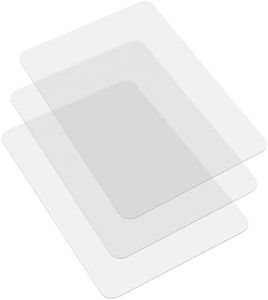 Blvornl 3 Pack Frosted Clear Chair Mat for Hardwood Floor, 47.2"*60" Hard Material Office Chair Mat, Memory Plastic Computer Chair Pad for Rolling Chairs, Desk Floor Rug for Office and Home