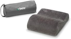 TEMPUR Travel Pillow, Ergonomic Design, Neck Support Pillow, Side and Back Sleepers, Perfect Travel Companion, Firm Feel, 31cm x 25cm x 10.7cm