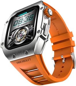 Fire-Boltt Asphalt Newly Launched Racing Edition Smart Watch 1.91” Full Touch Screen, Bluetooth Calling, Health Suite, 123 Sports Modes, 400 mAh Battery (Orange)