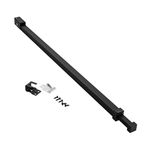Ideal Security Patio Door Security Bar with Anti-Lift Lock, Matte Black