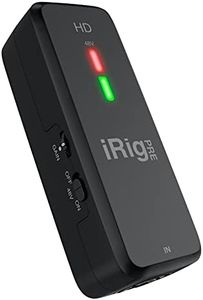 IK Multimedia iRig Pre HD Class-A XLR mic preamp and audio interface with +48V phantom power, 24-bit, 96 kHz sound quality, switchable direct monitoring, for iPhone, iPad, Android, Mac and PC