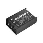 WANXIAO Professional Single Channel Passive DI-Box Direct Injection Audio Box Balanced & Unbalance Signal Converter with XLR TRS Interfaces for Electric Guitar Bass Live Performance