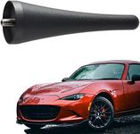 Anina 3.8 Inch Antenna Mast for Mazda Miata 2006-2022 MX5-ND-NC-RF Aluminum Alloy Stubby Radio Antenna for AM/FM