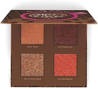 Beauty Bakerie Coffee & Cocoa Palette, Versatile Blush and Bronzer Powder Palette for Every Skin Tone, Creamy Satin Finish, 4 Sugary Shades, Highlight, Contour, Blush Kit for Women