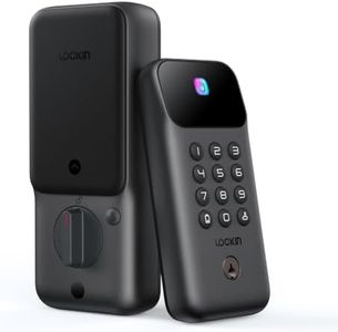 Lockin Veno Go Palm Vein Smart Lock with Built-in Wi-Fi & Matter, Keyless Entry Smart Deadbolt Door Lock, 5 Unlock Methods, ANSI Grade 3 Security, 7-Month Rechargeable Battery, IP53 Waterproof