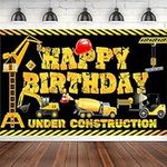 Construction Happy Birthday Banner 