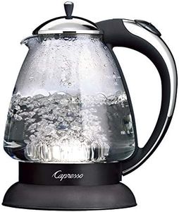 Capresso 259 Water Kettle, 10" x 8.25" x 6.25", Polished Chrome