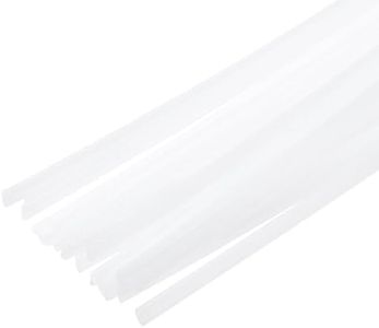 MECCANIXITY 20pcs 13 Inch Plastic Welding Rods PE Welding Strips Welder Rods for Plastic Welder,Car Bumper, Kayak Repair, White
