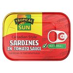 Tropical Sun Canadian Style Sardines in Tomato Sauce, 106g (Pack of 12)