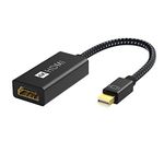 0.24M 4K@60Hz Black Mini DisplayPort to HDMI Adapter