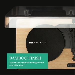 House of Marley Revolution Wireless Turntable – Bluetooth Vinyl Player