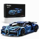 Nifeliz DIVN Race Car MOC Building Kit and Engineering Toy, Adult Collectible Sports Car Technology Car Building Kit, 1:8 Scale Sports Car Model for Adults Men Teens(3728 Pcs)