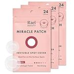 Rael Miracle Invisible Spot Cover - Hydrocolloid, Absorbing Cover, Skin Care, Facial Stickers, 2 Sizes (72 Count)