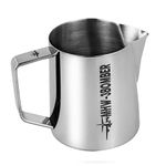 MHW-3BOMBER Milk Jug 500ml, Stainless Steel Milk Jug for Coffee Machine, Home Barista Coffee Accessories, Cappuccino Latte Art Cup, Milk Frothing Pitcher, Blue, Model: P5002S