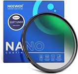 Neewer 58mm HD Soft GND8 Lens Filter, 3 Stop (0.9) Soft Graduated Neutral Density Filter with 30 Layer Nano Coated/Water Repellent/Scratch Resistant/Anti Reflectivity for Balanced Light Proportion