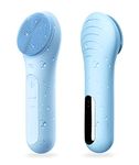 NågraCoola Electric Facial Cleansing Brush - Waterproof and Rechargeable, Exfoliates, Cleanses and Massages Skin - Light Blue