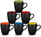 Qipecedm 6 Pack Porcelain Coffee Mu