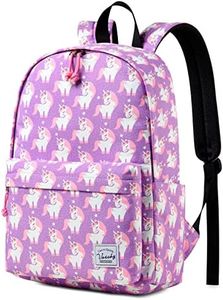 Backpack for Women,VASCHY Lightweight Large School Backpack Casual Daypack for Teen Girls, Kids Fits 15.6in Laptop Pink Unicorn