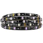 BTF-LIGHTING WS2811 IC=RGB IC Addressable Dream Color LED Strip 5M 30LEDs/m 10Pixels/m 150LEDs 50pixels Waterproof Black PCB Flexible DC12V Chasing Effect for Bedroom,Desk,Home Decoration