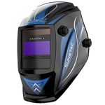 Sunstac 1/1/1/1 Optical Clarity Welding Helmet True Color Auto Darkening Welding Hood Wide Shade 4/9-13 for TIG MIG ARC Welding