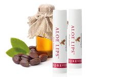 Aloe Lips - Aloe Vera Lip Balm - Set of 2 - with 28% Pure Aloe Vera Gel - Forever Living FLP - Original