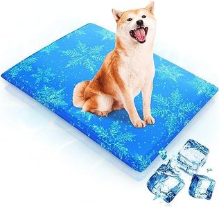 Dog Cooling Mat Pet Cooling Pad for Dog and Cat 25.6x20 Inches Gel Pets Sleeping Bed Self Cooling Cushions Bed Sofa in Summer Keep Pets Cool - Perfect for Home and Travel