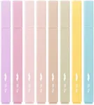 Mr. Pen- Aesthetic Highlighters, 8 pcs, Chisel Tip, Neutral Colors, Cute Highlighters Assorted Colors, Bible Highlighters and Pens No Bleed Highlighters for Bible Pages No Bleed