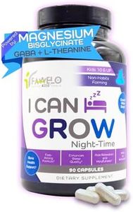 I Can Grow NightTime Kids Vitamins Multivitamin Sleep Aid | Magnesium for Kids with Magnesium Bisglycinate | Natural Calm & Recovery | magnesio complex | Vitaminas para Niños con Glicinato de Magnesio