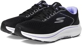 Skechers Women's Go Run Consistent 2.0 Mile Sneaker, Black/Lavender, 9.5