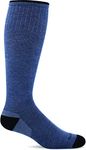 Sockwell Men's Elevation Firm Graduated Compression Sock, Denim - M/L