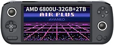 Zestioe AYANEO Air Plus (AMD R7-6800U)- 6 Inches Handheld PC Game Console Win 11 Laptop Touch Screen Video Game Console, CPU AMD Ryzen 7 6800U Processor Tablet PC (Black, 32GB+2TB)