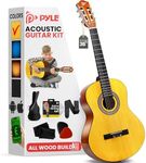 Pyle Beginner Acoustic Guitar Kit, 