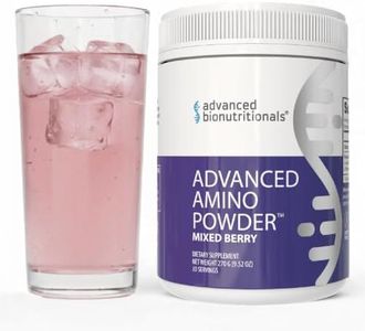 Advanced Bionutritionals – Advanced Amino Powder, Amino Acid Supplement, Build Muscle, Post Workout Recovery, Energy,Non-GMO, Gluten Free, Dairy Free, Vegan (30 Servings)