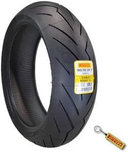 Pirelli Diablo Rosso III 190/50 ZR17 Rear Motorcycle Tire with Keychain 190/50-17 (Single)