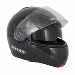Spada Reveal Flip Front Motorcycle Helmet M Black