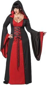 CALIFORNIA COSTUMES Costume dama malefica rosso e nero taglia grande donna - XXXL