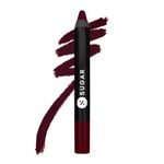 SUGAR Cosmetics Matte as Hell Crayon Lipsticks for Women | Lasts Up To 8+ Hours | Lip Crayon with Sharpener | 2.8gm - 24 Rachel Berry