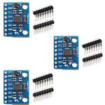 Hailege 3pcs MPU-6050 MPU6050 GY-521 3 Axis Accelerometer Gyroscope Module 6 DOF 6-axis Accelerometer Gyroscope Sensor Module 16 Bit AD Converter Data Output IIC I2C